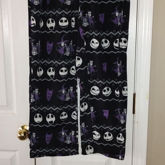 The Nightmare before Christmas fleece pajama lounge pants bottoms Sz M - Picture 2 of 5